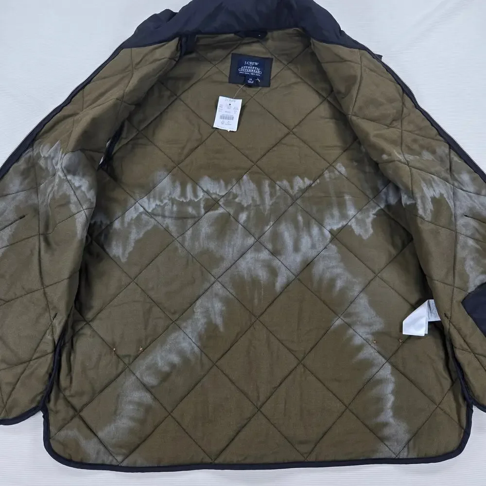 NWT J.Crew Black Quilted Walker Lightweight Casual Dressy Vest Men's Size Medium